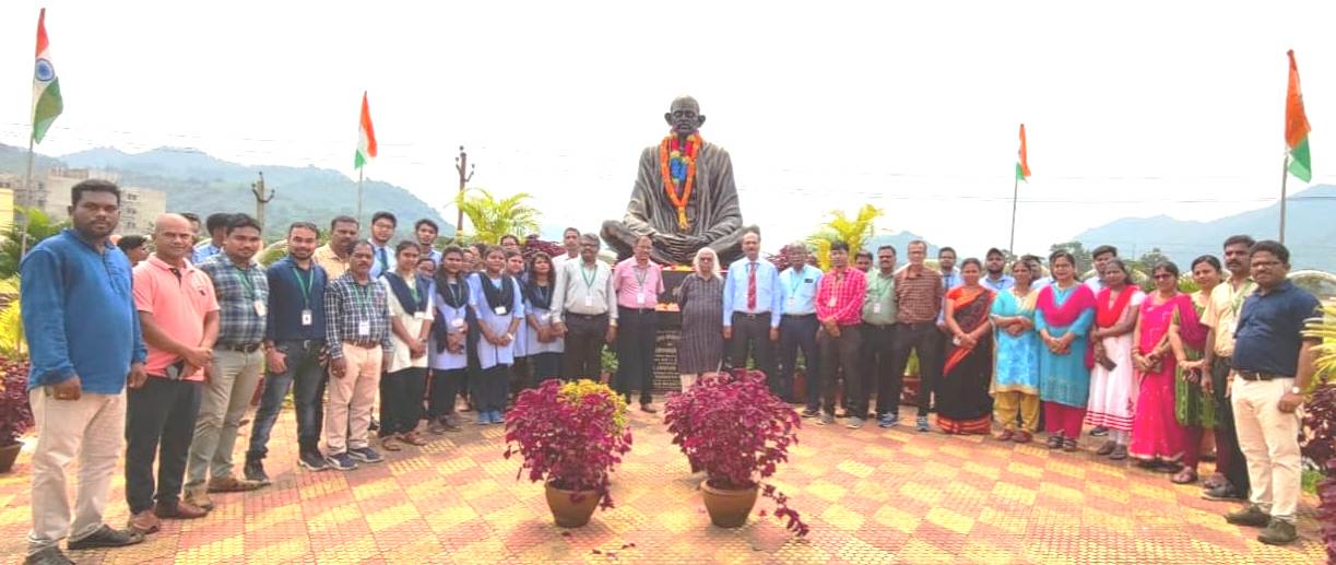 ଜି ଆଇ ଇ ଟି ବିଶ୍ୱବିଦ୍ୟାଳୟରେ ମହାତ୍ମାଗାନ୍ଧୀଙ୍କ ଜୟନ୍ତୀ ପାଳିତ …!