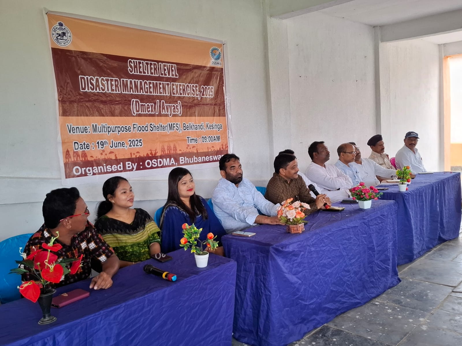 ବନ୍ୟା ଆଶ୍ରୟସ୍ଥଳୀ ସ୍ତରୀୟ ଅଭ୍ୟାସ ମକଡ୍ରିଲ ଅନୁଷ୍ଠିତ…!