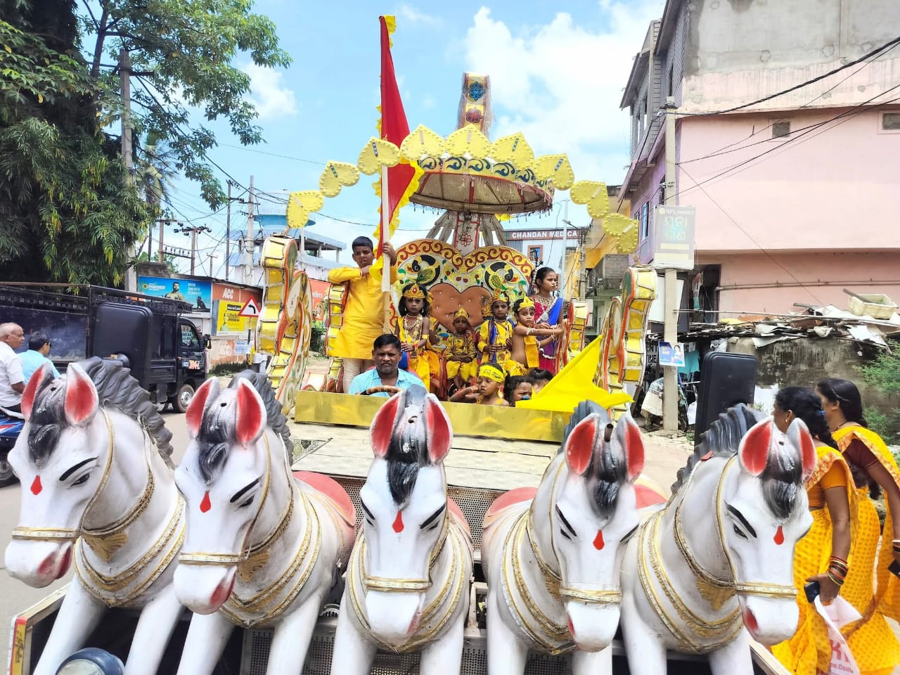 ଜନ୍ମାଷ୍ଟମୀ ଓ ନନ୍ଦୋତ୍ସବ ପାଳନ ଅବସରରେ ନଗର ପରିକ୍ରମା…!